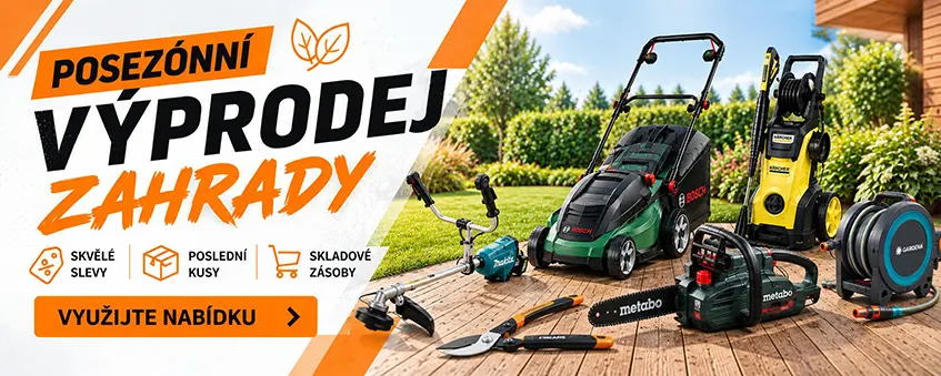 Posezónní výprodej zahrady