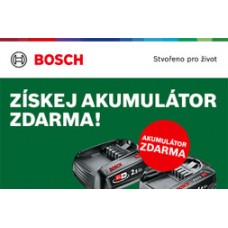 Získejte akumulátor zdarma k vybraným výrobkům Bosch DIY!