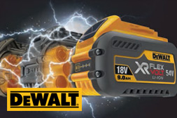 Získejte navíc baterii k nářadí DEWALT řady 54V XR FLEXVOLT Získejte navíc baterii k nářadí DEWALT řady 54V XR FLEXVOLT