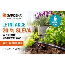 Letní akce GARDENA Micro-Drip: získejte 20 % slevu na vybrané startovací sady