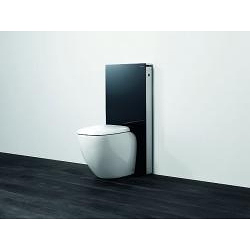 GEBERIT MONOLITH modul pro stojící wc, černé sklo/hliník 131.002.SJ.1