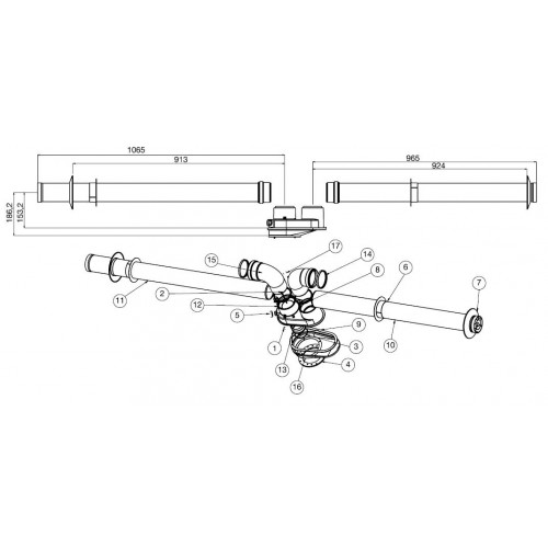PROTHERM S2 sestava oddělená průměr 80 mm 0020056514
