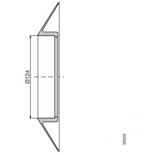PROTHERM manžeta krycí průměr 125 , (SR25I) 0020064550