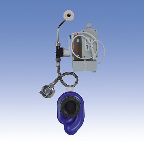 SANELA Radar. splachovač SLP 53RZ na liště pro pisoár APOLLO a TAURUS,integr. zdroj 01535