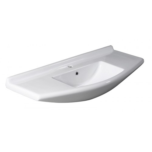 SAPHO GODIA 026901 keramické umyvadlo 110x51cm, s odkládací plochou