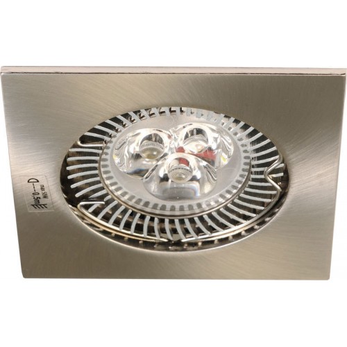 Sapho NAVI podhledové bodové svítidlo, 81x81 mm, Max 50W, 12V, bronz 04693