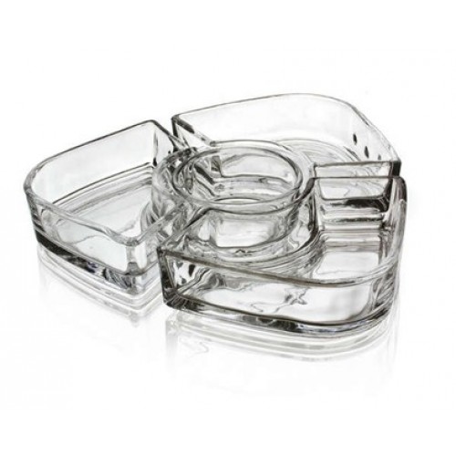 VETRO-PLUS Oxygon Glass line sada misek rozměr 27x27x4,5cm 04PD411PD3046