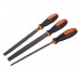 BECKFORD Pilníky 3 pcs, délka 200 mm, sada obsahuje: plochý, půlkulatý, kulatý 07BF1790B