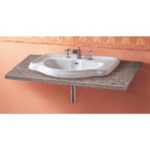 SAPHO RETRO 103001 keramické umyvadlo 62x45,5cm, zápustné