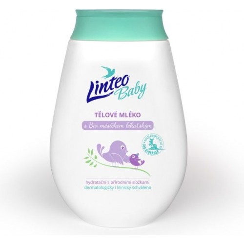 LINTEO BABY Dětské tělové mléko 250 ml PO EXPIRACI