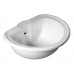 SAPHO RETRO 103101 keramické umyvadlo 46x38cm, zápustné