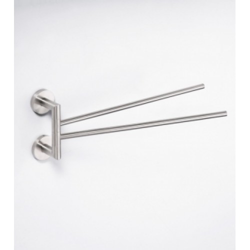 SAPHO NEO 104204105 otočný držák na ručníky dvojitý 400mm, broušená nerez