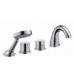 Hansgrohe AXOR STARCK Čtyřotvor. armatura na okraj vany s termostatem DN15, chrom 10461000