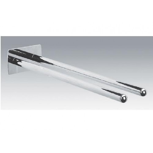 SAPHO SMART držák ručníků pevný 365mm, dvojitý, chrom 104704142 SAPHO SMART držák ručníků pevný 365mm, dvojitý, chrom 104704142