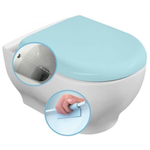 SAPHO GARCIA závěsné WC rimless s bidetovou sprškou, 10051