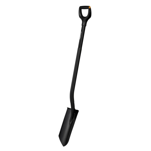 Fiskars Rýč Ergonomic PRO drenážní, černý 1066709 Fiskars Rýč Ergonomic PRO drenážní, černý 1066709