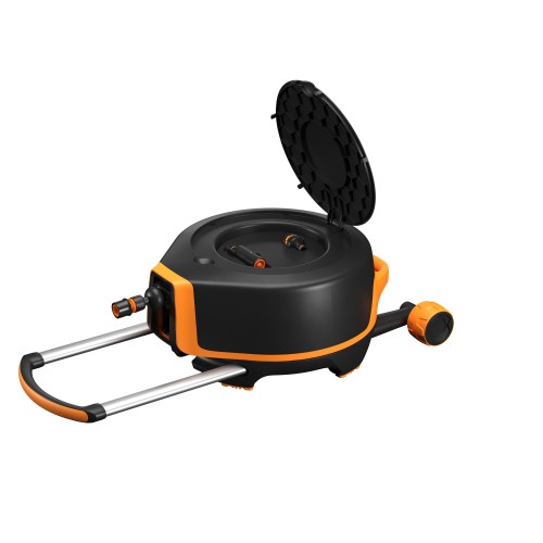 Fiskars Automatický buben XL s kolečky, 13 mm (1/2”), dosah 27 metrů 1067548