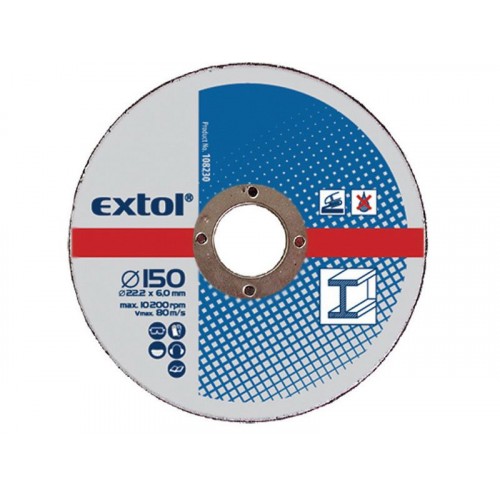 EXTOL CRAFT kotouče 230x2,5x22,2mm, brusné na kov 5ks 108250 EXTOL CRAFT kotouče 230x2,5x22,2mm, brusné na kov 5ks 108250