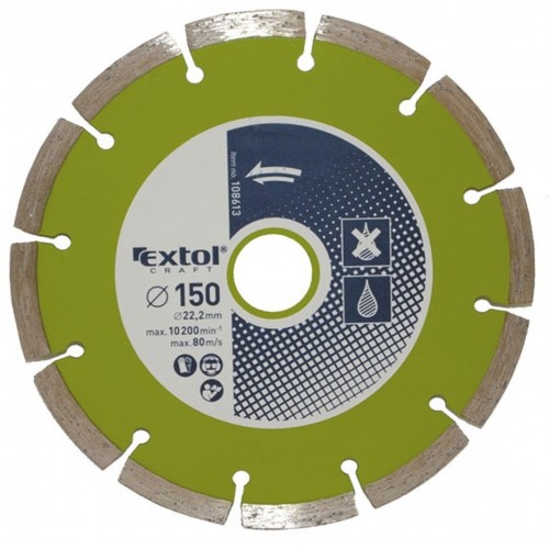 EXTOL CRAFT kotouč diamantový řezný 230 × 22,2 mm SEGMENTOVÝ 108615