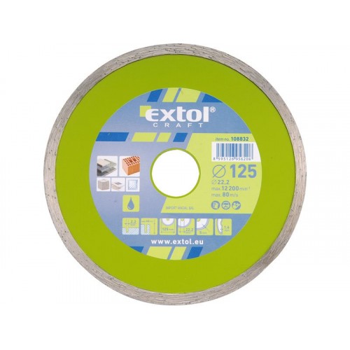 EXTOL CRAFT kotouč diamantový řezný 150x22,2mm CELOOBVODOVÝ - mokré řezání 108833 EXTOL CRAFT kotouč diamantový řezný 150x22,2mm CELOOBVODOVÝ - mokré řezání 108833