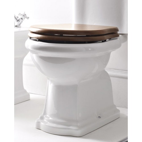 SAPHO RETRO 109340 WC sedátko, polyester, ořech/bronz