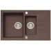 ALVEUS ROCK 70 kuchyňský dřez, 780x480 mm, granital plus Chocolate 03 1107851
