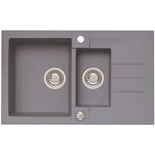 ALVEUS ROCK 70 kuchyňský dřez, 780x480 mm, granital plus Steel 04 1107852