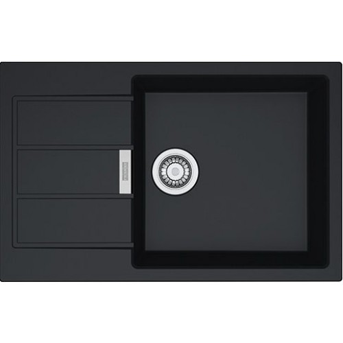 Franke Sirius SID 611-78/45 BB, 780x500 mm, Tectonitový dřez, černá 114.0504.170 Franke Sirius SID 611-78/45 BB, 780x500 mm, Tectonitový dřez, černá 114.0504.170