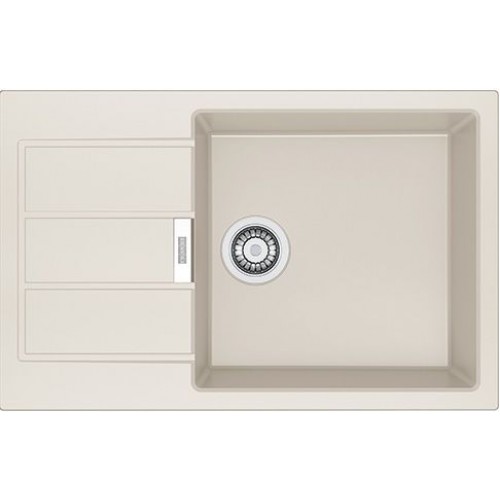 Franke Sirius SID 611-78/45 BB, 780x500 mm, Tectonitový dřez, Krémová 114.0504.183 Franke Sirius SID 611-78/45 BB, 780x500 mm, Tectonitový dřez, Krémová 114.0504.183