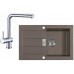 Franke SET T14 Tectonite dřez SID 611-78 Vulcan + Baterie Samoa Chrom, 114.0507.990