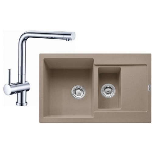 Franke SET G11 Granitový dřez MRG 651-78 Kašmír + Baterie Samoa chrom, 114.0510.288 Franke SET G11 Granitový dřez MRG 651-78 Kašmír + Baterie Samoa chrom, 114.0510.288