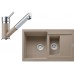 Franke SET G74 Granitový dřez MRG 651-78 Kašmír + Baterie FG 7486.424 Kašmír, 114.0510.375