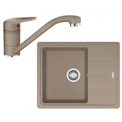Franke SET G66 Granitový dřez BFG 611-62 Kašmír + Baterie FC 9541 Kašmír, 114.0510.423 Franke SET G66 Granitový dřez BFG 611-62 Kašmír + Baterie FC 9541 Kašmír, 114.0510.423