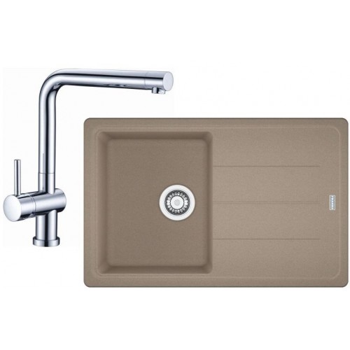 Franke SET G97 Granitový dřez BFG 611-78 Kašmír + Baterie Saoma chrom, 114.0510.428 Franke SET G97 Granitový dřez BFG 611-78 Kašmír + Baterie Saoma chrom, 114.0510.428