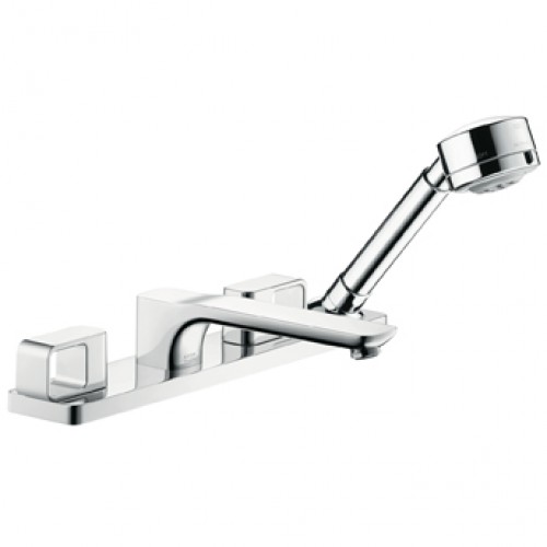Hansgrohe AXOR URQUIOLA Čtyřotvorová armatura na vanový sokl DN15, chrom 11445000