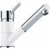 Franke FG 7486.094 Dřezová baterie s vytahovací koncovkou, Chrom/Bílá-led 115.0297.490