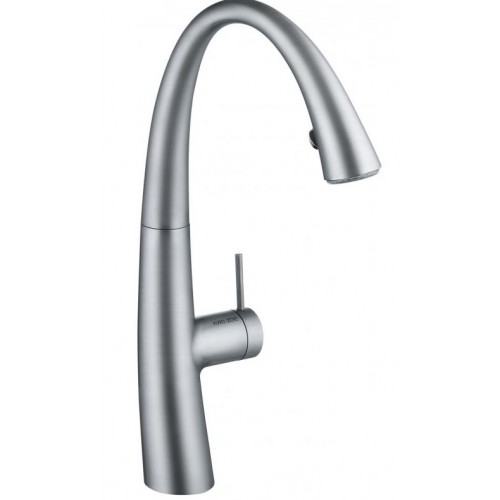 Franke KWC ZOE Dřezová baterie se sprchou, Nerez 115.0308.235