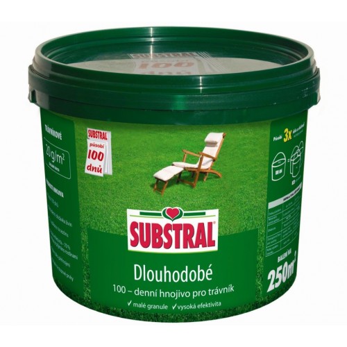 SUBSTRAL 100 denní hnojivo pro trávník 5 kg 1210102 SUBSTRAL 100 denní hnojivo pro trávník 5 kg 1210102