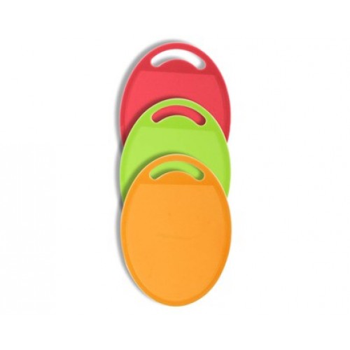 BANQUET Sada plastových krájecích prkének 3ks Cullinaria Plastia Colore 123189-3PCS