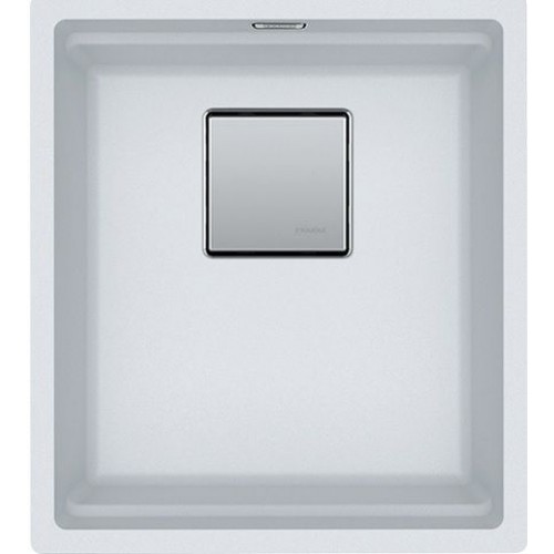 Franke Kubus 2 KNG 110-37, 410x460 mm, fragranitový dřez, Bílá led 125.0512.451 Franke Kubus 2 KNG 110-37, 410x460 mm, fragranitový dřez, Bílá led 125.0512.451