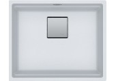 Franke Kubus 2 KNG 110-52, 560x460 mm, Fragranitový dřez, Bílá led 125.0641.421