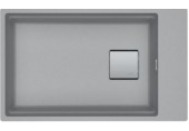 Franke Kubus 2 KNG 110-62, 760x460 mm, fragranitový dřez, Šedý kámen 125.0512.518