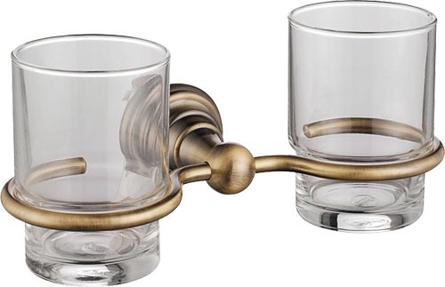 SAPHO DIAMOND 1318-05 dvojitá sklenka, bronz