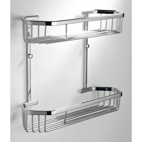 SAPHO SMART 1322-103 dvoupatrová police 390x300x125mm, chrom SAPHO SMART 1322-103 dvoupatrová police 390x300x125mm, chrom