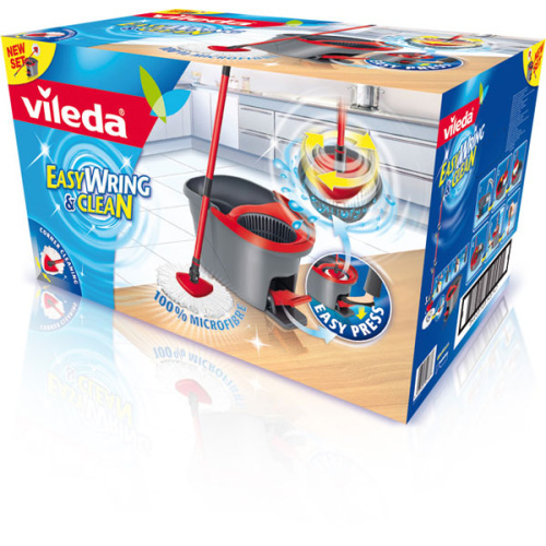 VÝPRODEJ VILEDA Easy Wring and Clean Mop Set 140825, POŠKOZEN VIZ. FOTO, POŠKOZEN OBAL