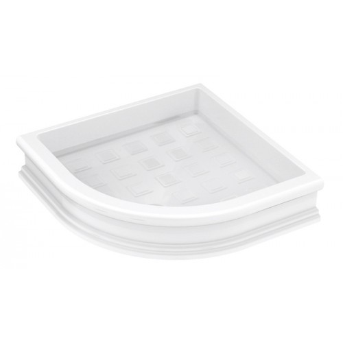 SAPHO RETRO 133901 keramická sprchová vanička, čtvrtkruh 90x90x20cm, R550