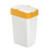 HEIDRUN odpadkový koš PUSH & UP 35l, bílá/žlutá 1342