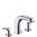 Hansgrohe METROPOL E Tříotvorová umyvadlová baterie DN15, chrom 14033000