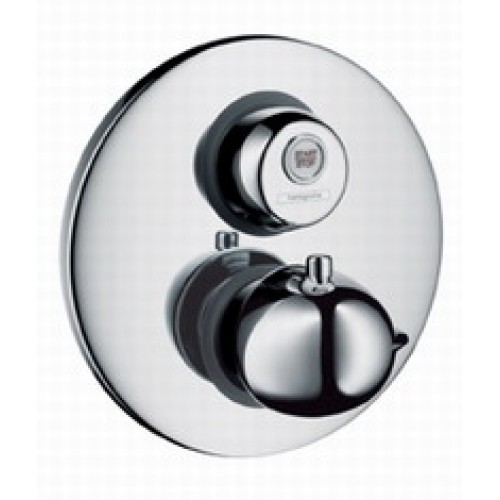 Hansgrohe Ecostat strat/stop Sprchový termostat pod omítku, chrom 15740000