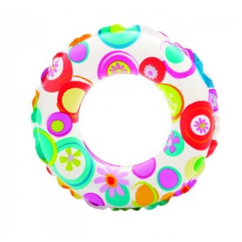 INTEX Lively Print nafukovací kruh, kolečka 59241NP